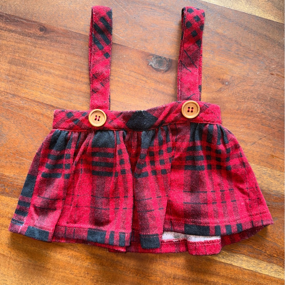 Baileys Blossom 0-3m‎ plaid skirt